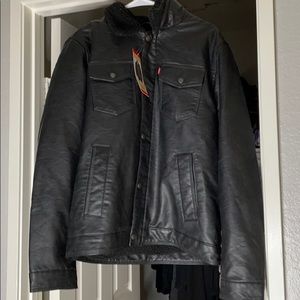 Brand new Levi’s faux leather jacket